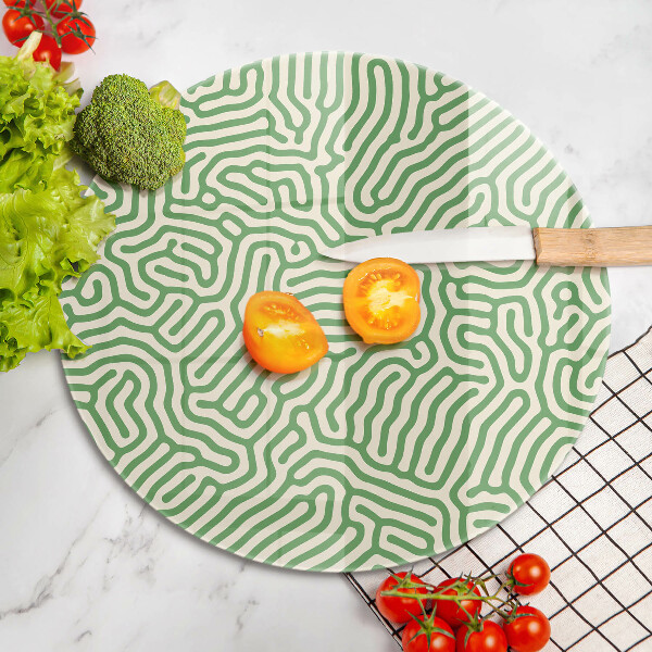 De vidrio templado Líneas abstractas