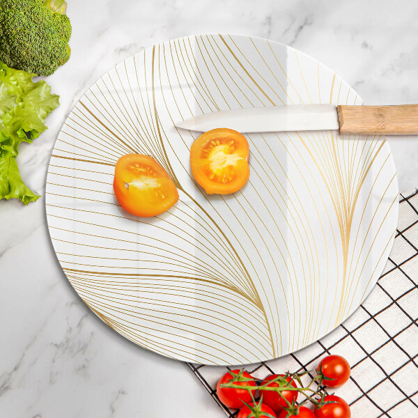 De vidrio templado Patrón de líneas modernas