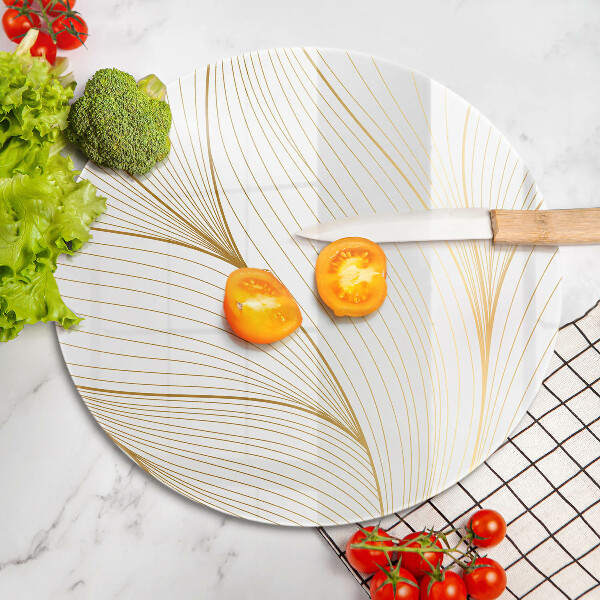 De vidrio templado Patrón de líneas modernas