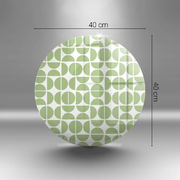 De vidrio templado Patrón de formas boho