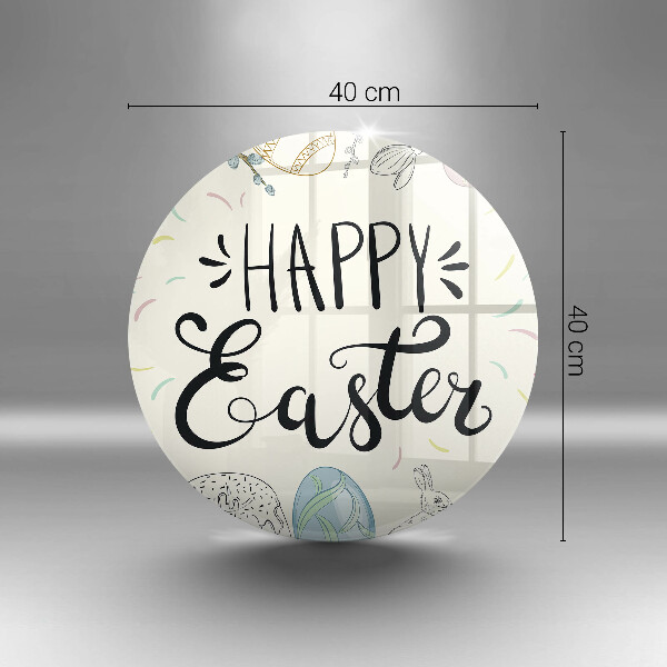 De vidrio templado Happy easter