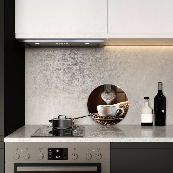 De vidrio templado Café y una taza