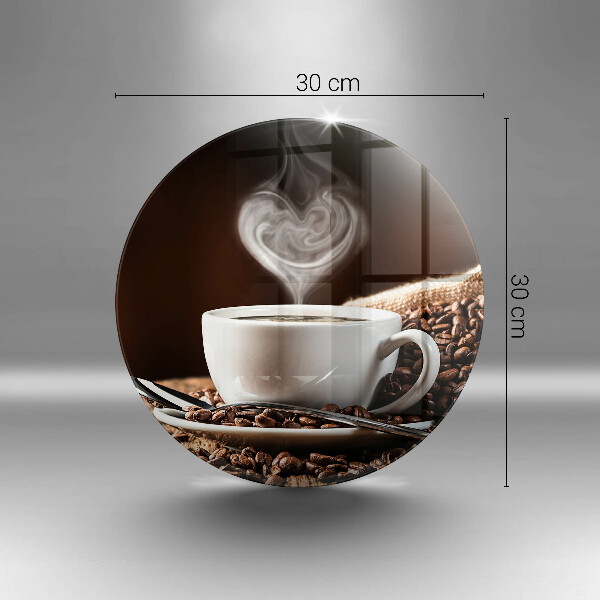 De vidrio templado Café y una taza