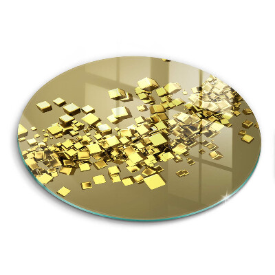 De vidrio templado Geometría 3d abstracta