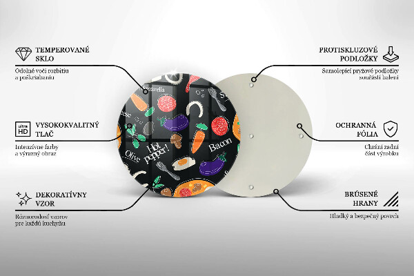 De vidrio templado Ilustración de comida