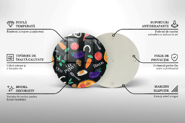 De vidrio templado Ilustración de comida