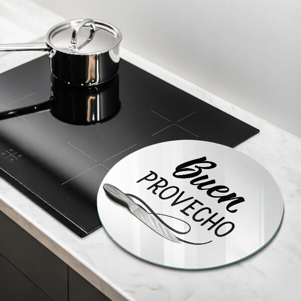 De vidrio templado Buen provecho