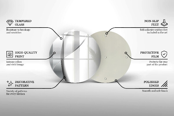 De vidrio templado Abstracción de metal plateado