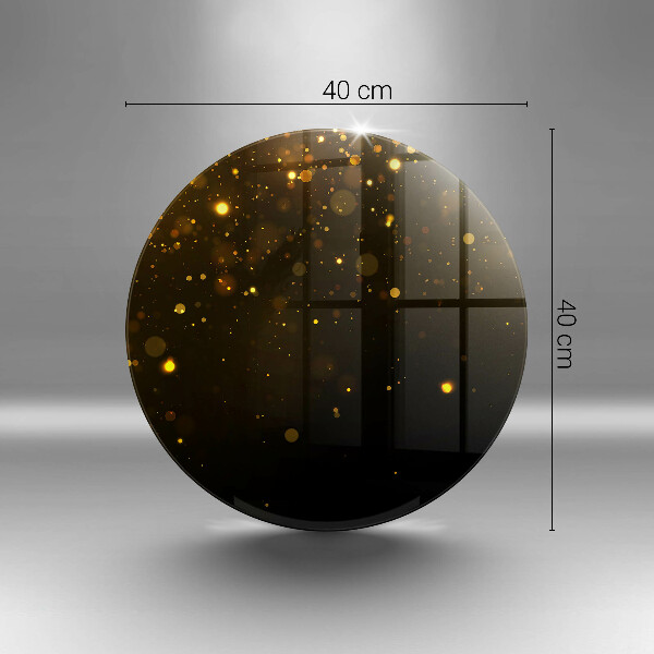 De vidrio templado Brillo dorado