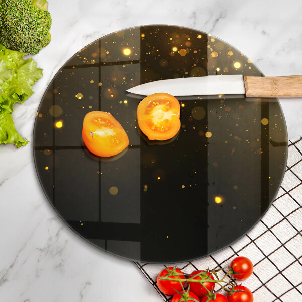 De vidrio templado Brillo dorado