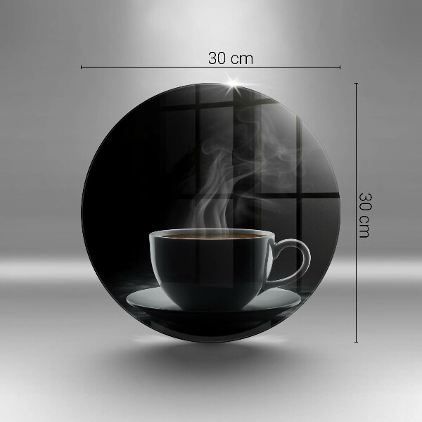 De vidrio templado Taza de café caliente