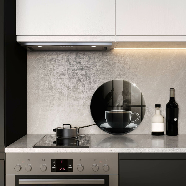 De vidrio templado Taza de café caliente