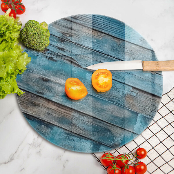 De vidrio templado Tableros viejos azules