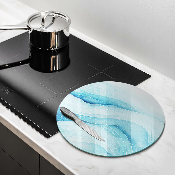 De vidrio templado Ondas abstractas