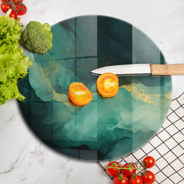 De vidrio templado Botella verde