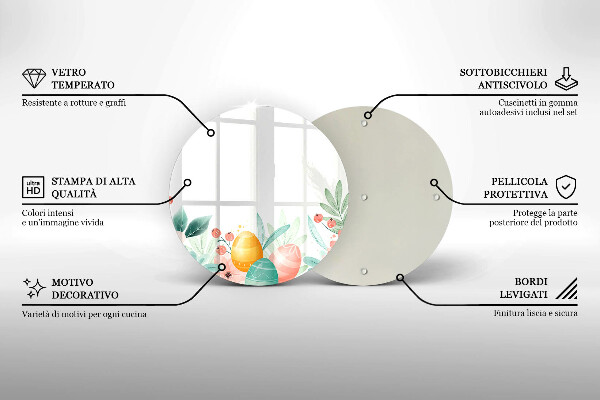 De vidrio templado Huevos de pascua