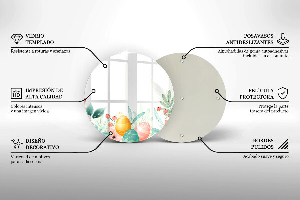 De vidrio templado Huevos de pascua