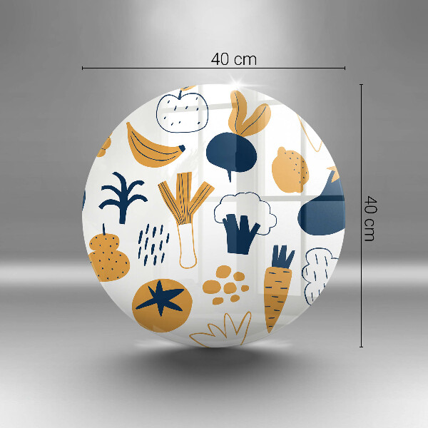 De vidrio templado Ilustración de comida