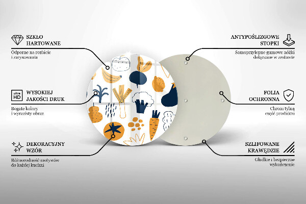 De vidrio templado Ilustración de comida