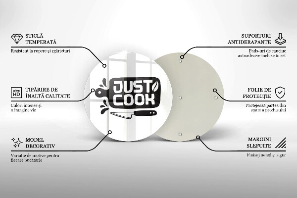 De vidrio templado Just cook