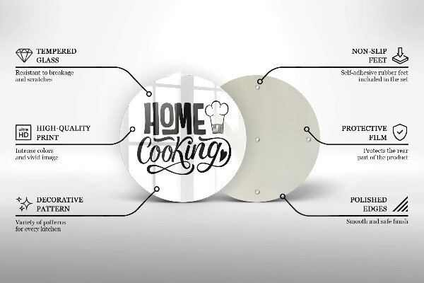 De vidrio templado Home cooking