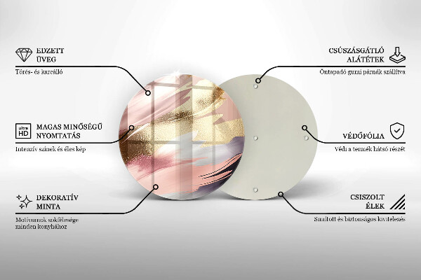 De vidrio templado Manchas pastel