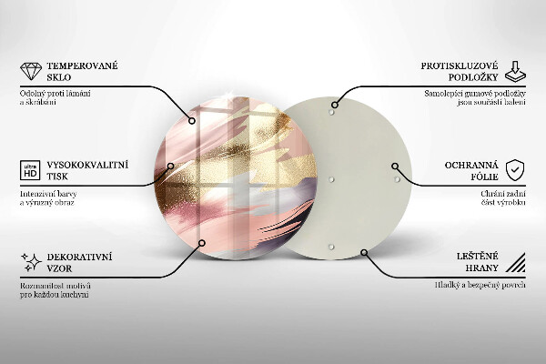 De vidrio templado Manchas pastel