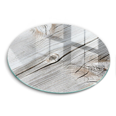 De vidrio templado Estructura de madera brillante