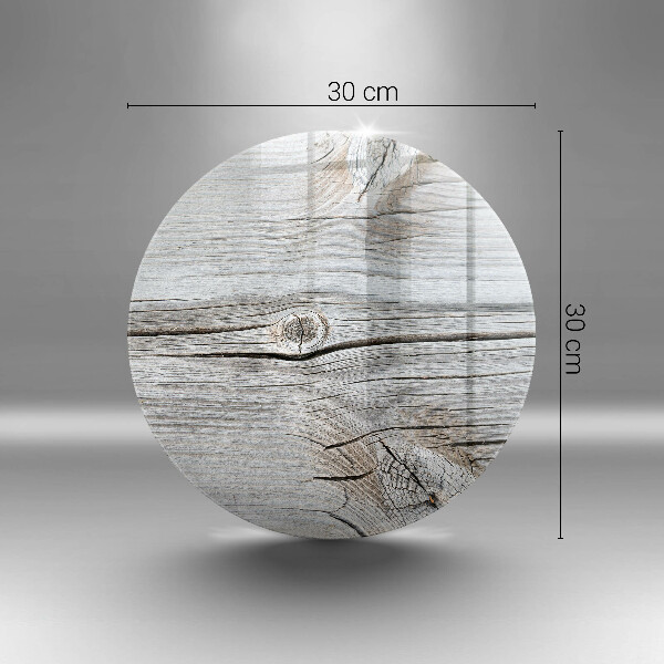De vidrio templado Estructura de madera brillante