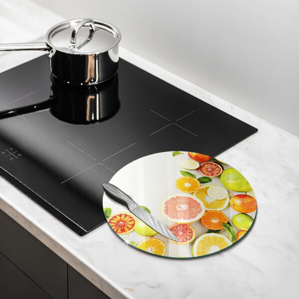 De vidrio templado Frutas cítricas