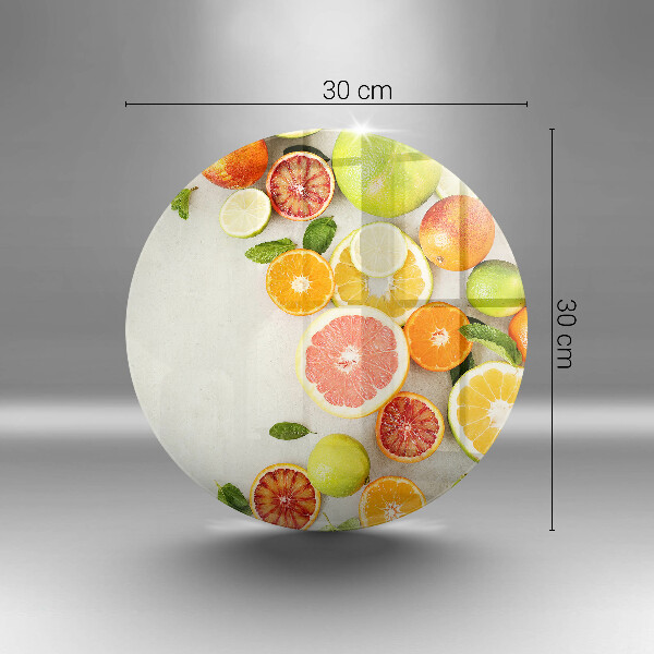 De vidrio templado Frutas cítricas