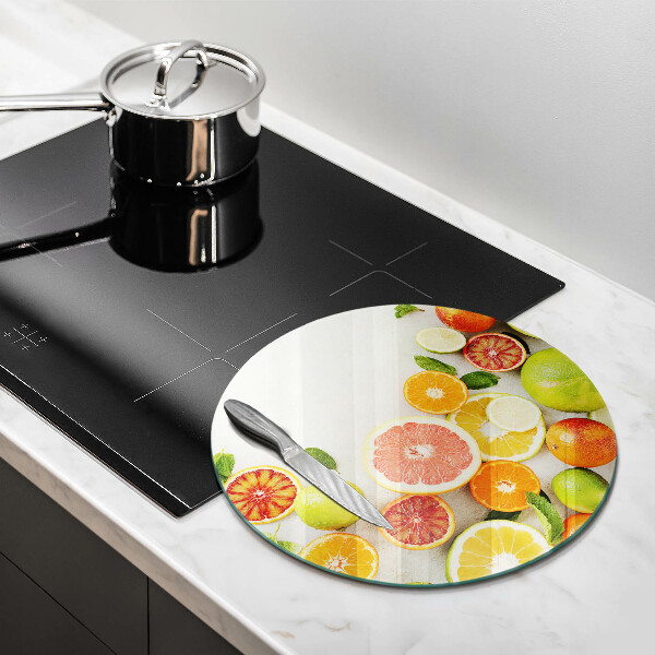 De vidrio templado Frutas cítricas