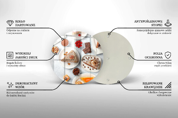 De vidrio templado La dulzura del pastel