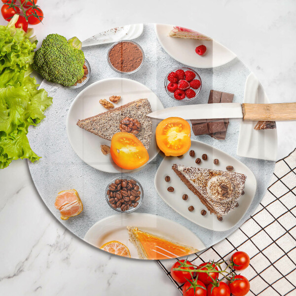 De vidrio templado La dulzura del pastel