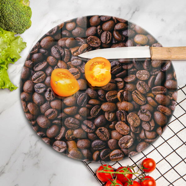 De vidrio templado Granos de café