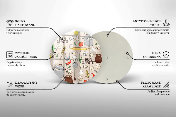 De vidrio templado Ilustración de cocina