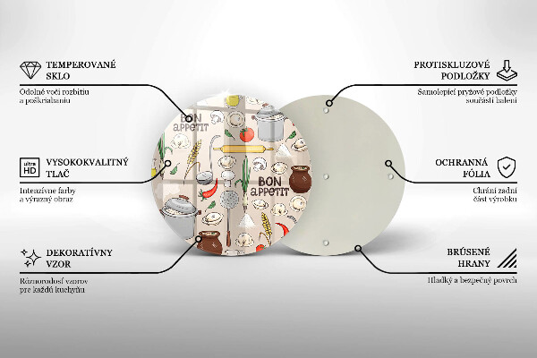 De vidrio templado Ilustración de cocina