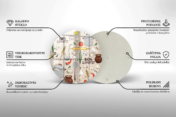 De vidrio templado Ilustración de cocina