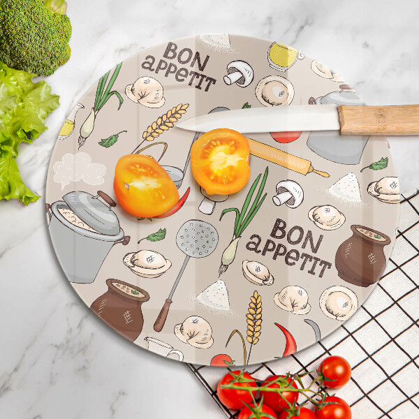 De vidrio templado Ilustración de cocina