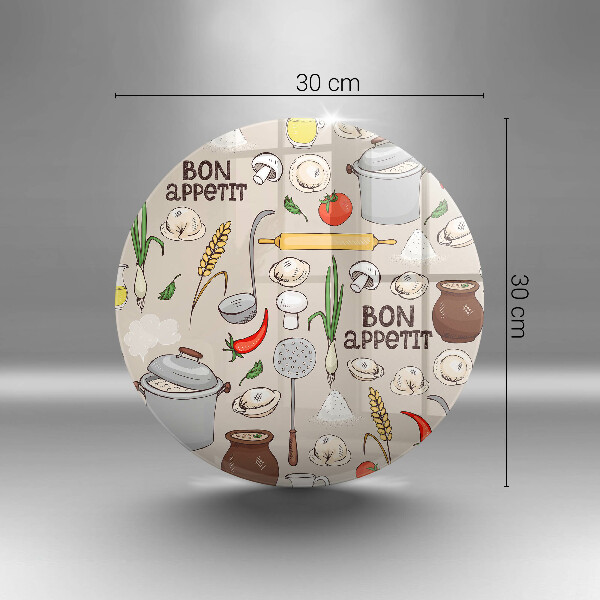 De vidrio templado Ilustración de cocina