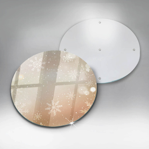 De vidrio templado Copos de nieve