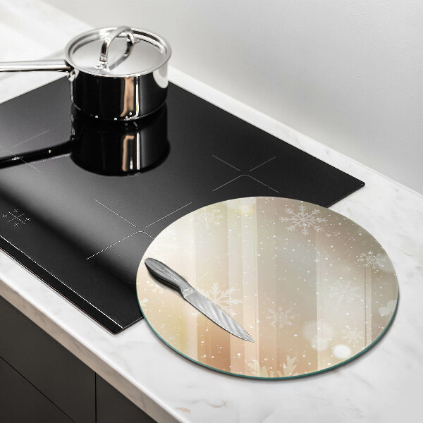 De vidrio templado Copos de nieve