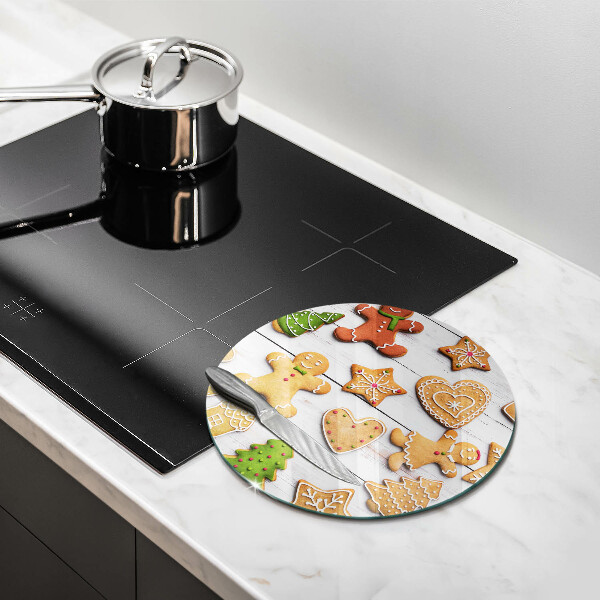 De vidrio templado Pan de jengibre navideño