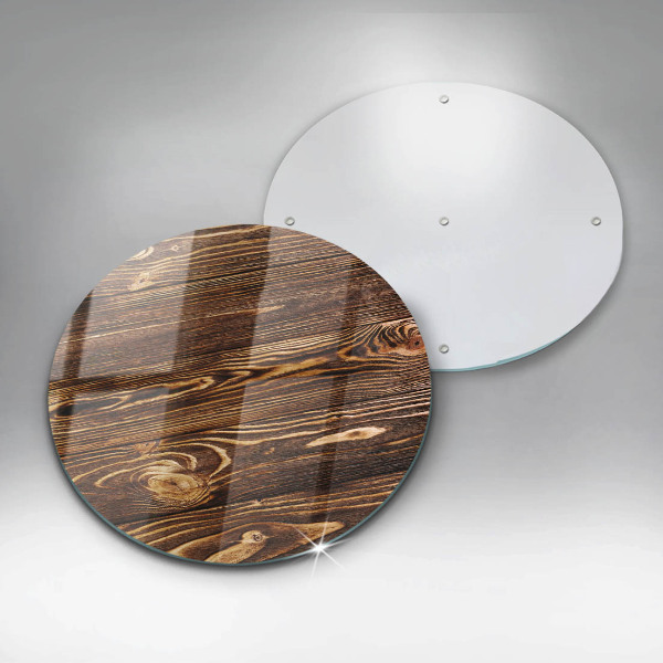 De vidrio templado Textura de madera