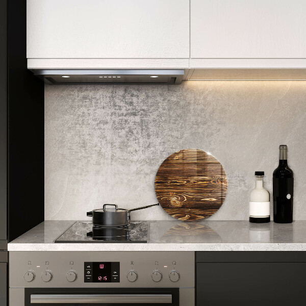 De vidrio templado Textura de madera