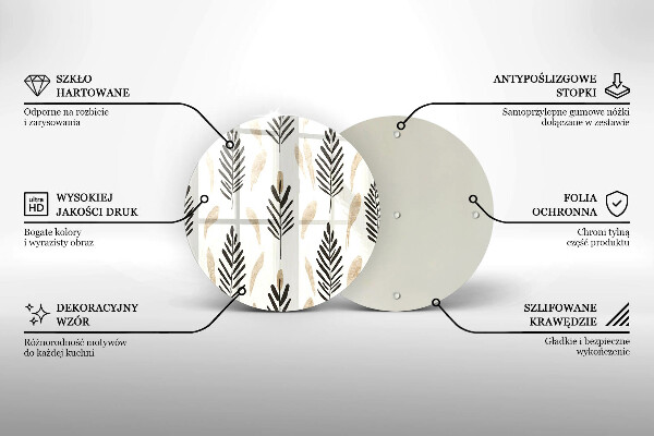 De vidrio templado Plantas bohemias