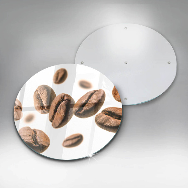 De vidrio templado Granos de café