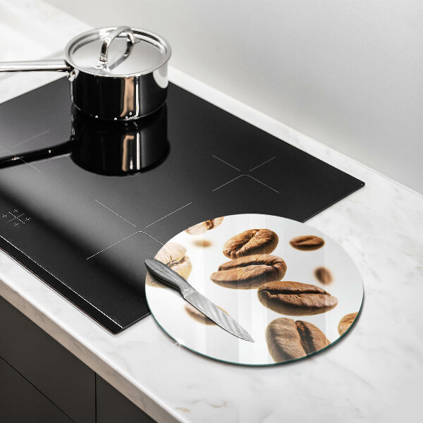 De vidrio templado Granos de café