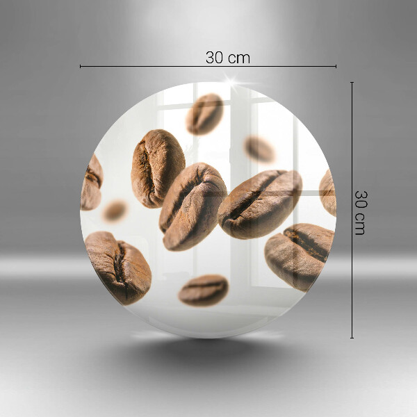 De vidrio templado Granos de café