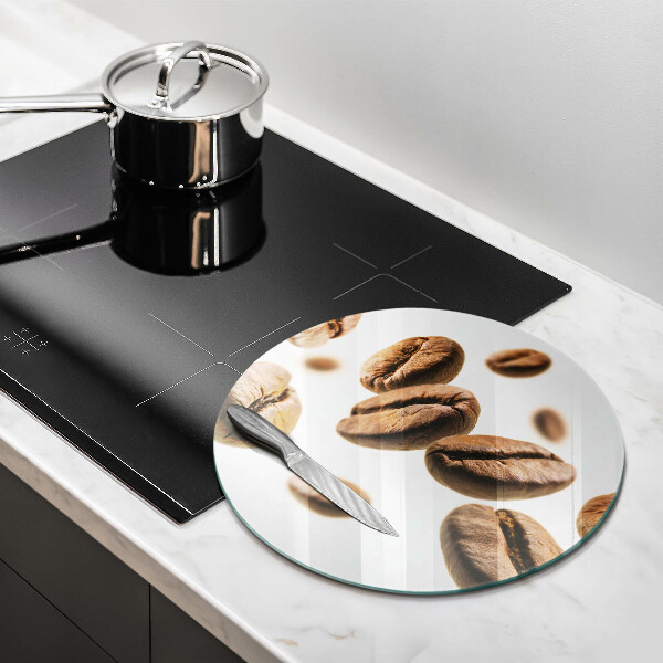 De vidrio templado Granos de café